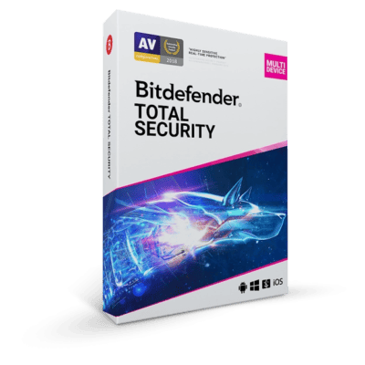 Bitdefender Total Security 2023 – 10 Devices – 2 Years