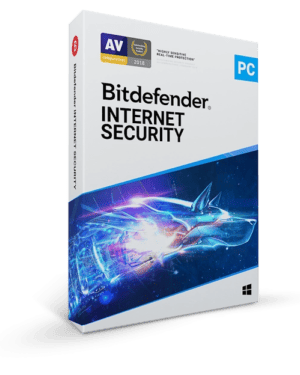 Bitdefender Internet Security 2024 – 3 PCs – 1 Year